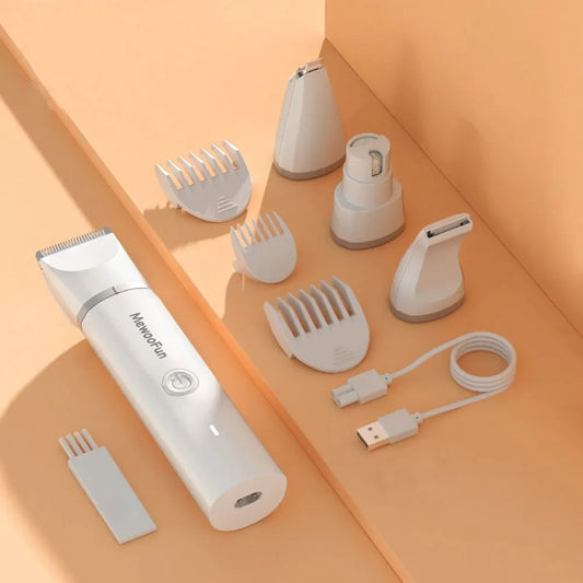 4 in 1 Pet Electric Hair Trimmer with 4 Blades