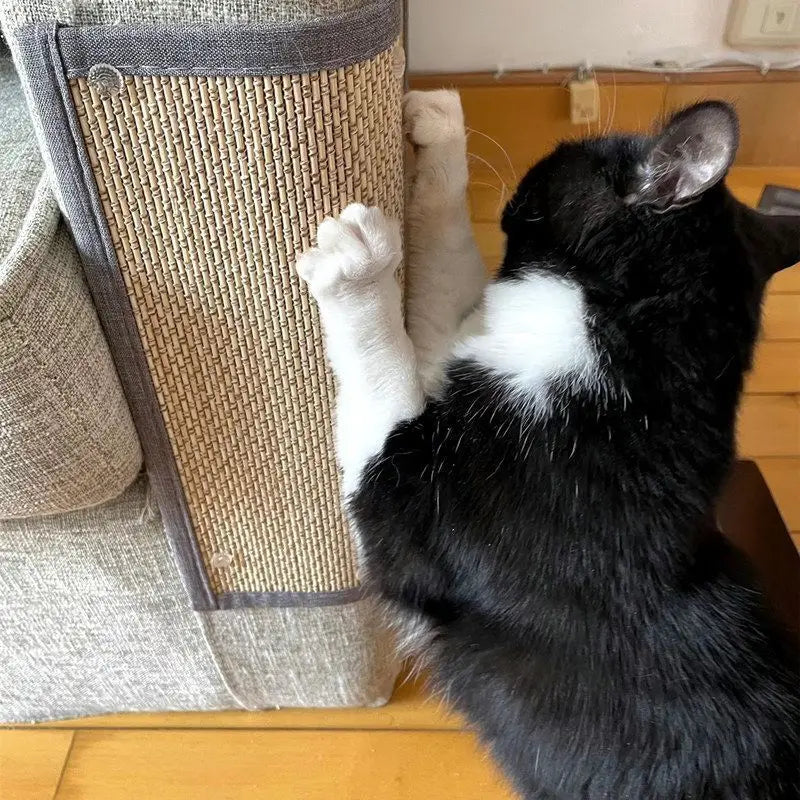 Natural Bamboo Cat Scratcher Furniture Protector