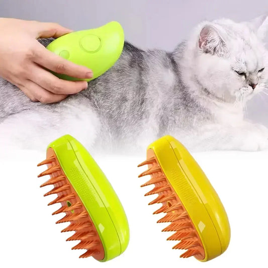 3 in 1 Electric Spray Cat Hair Brushes for Massage